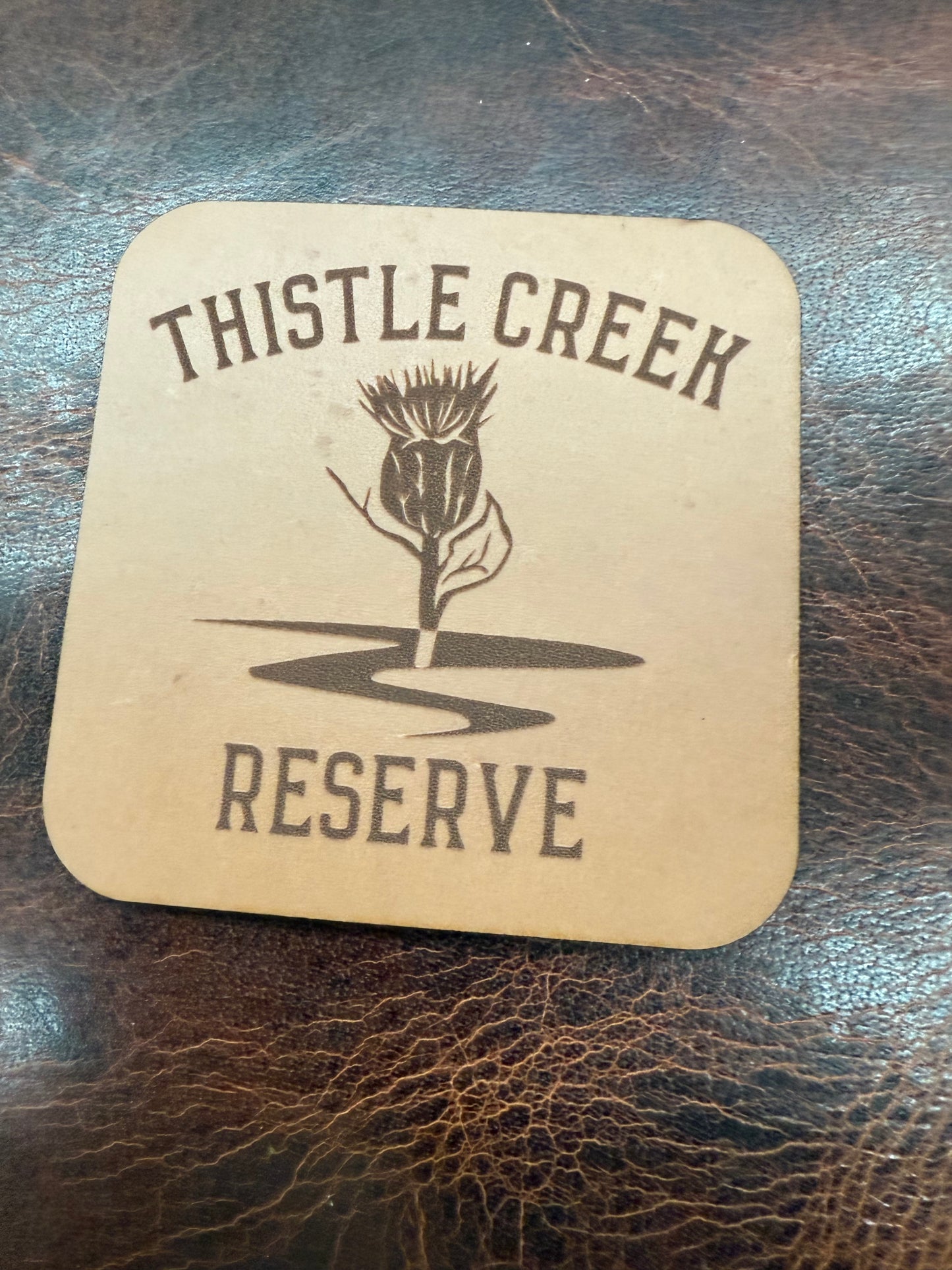 7-8 Oz. Leather Coasters