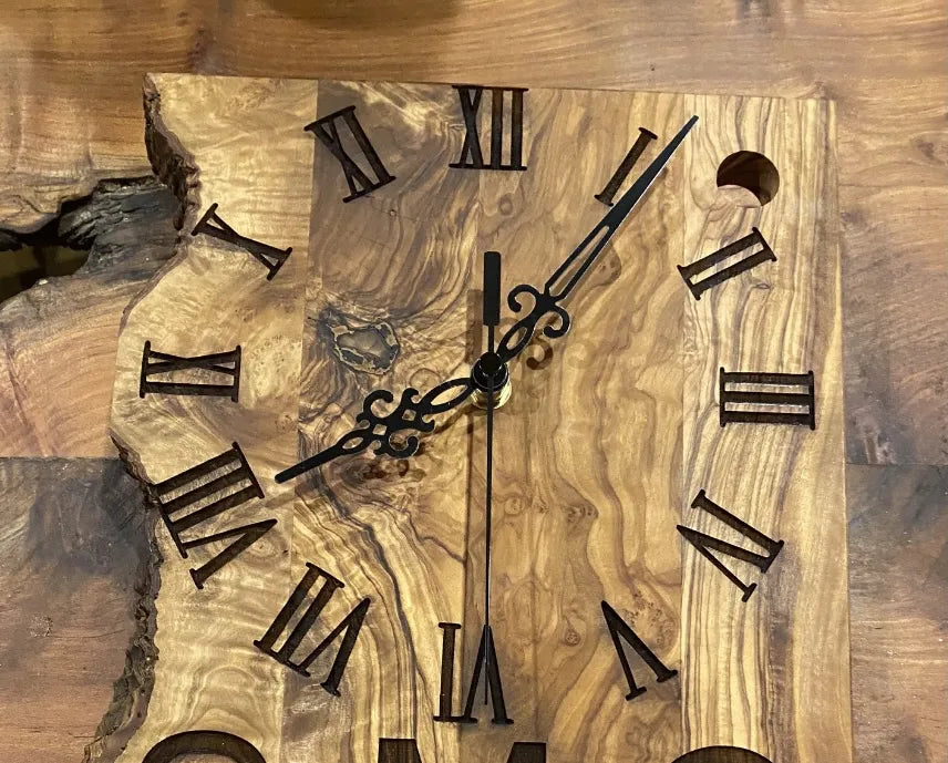 Wooden clock