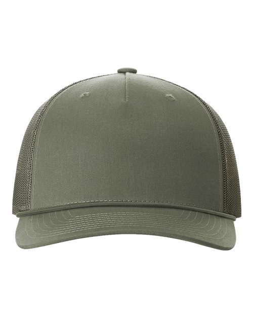 olive green banded hat