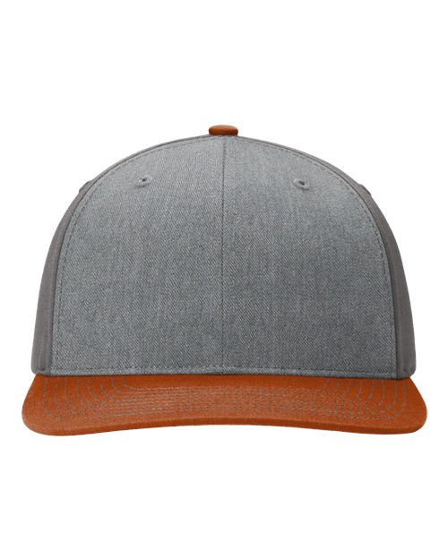 rusty brown and grey hat