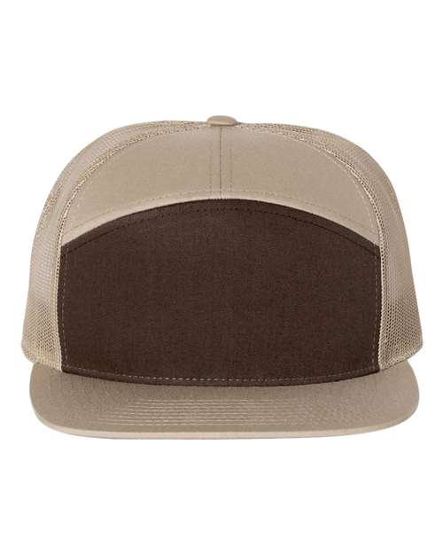 dark brown and light brown  hat