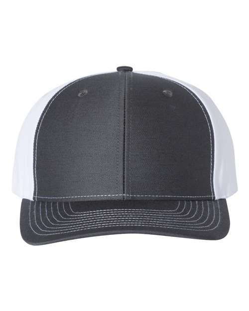 black and white hat