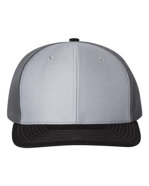 light grey dark grey and black hat