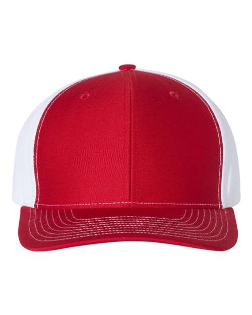 red and white hat