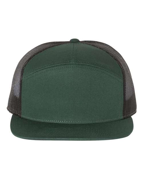 dark green and black hat