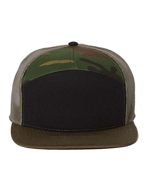 black olive green and camouflage hat