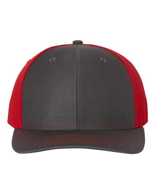 black and red hat