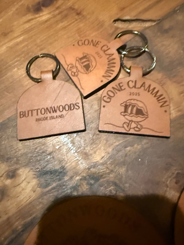 Buttonwoods Leather Key Chain