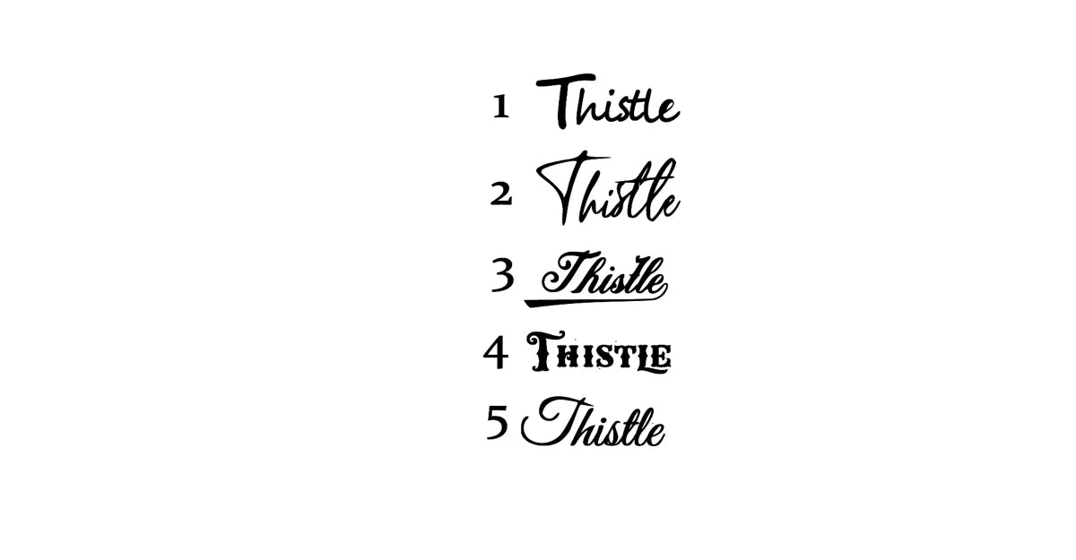 Font list