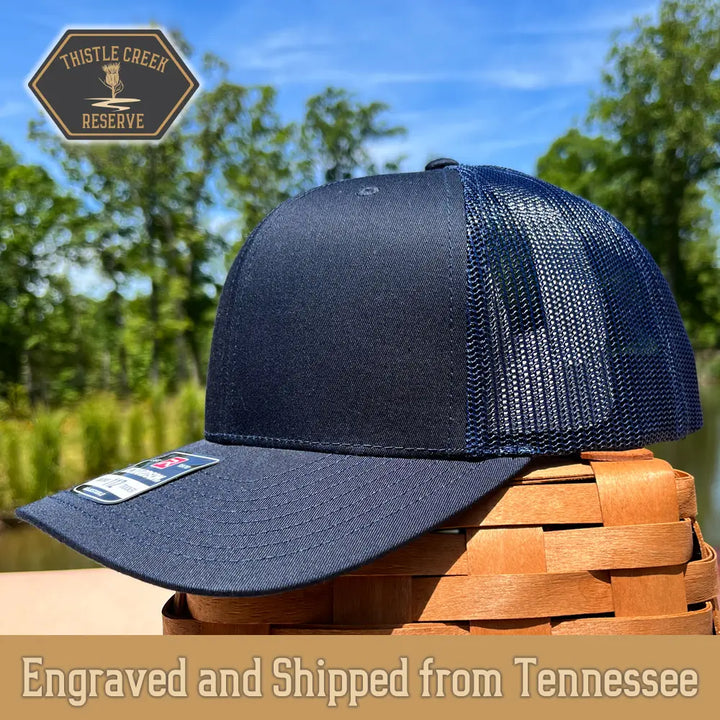 navy blue hat