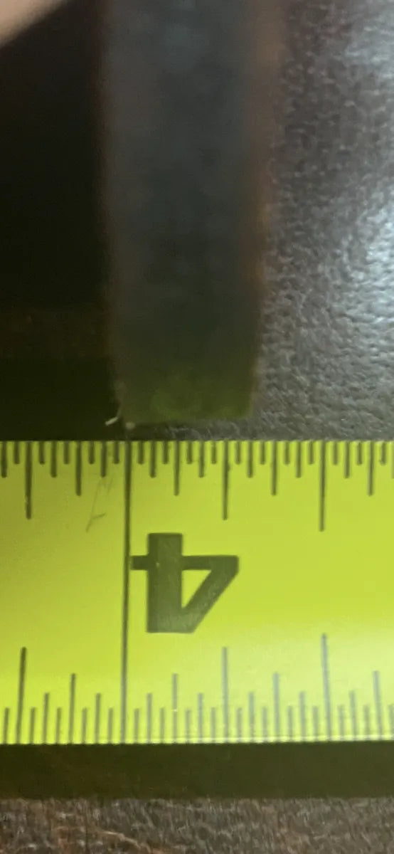 Tape measure, measuring keychain thickness